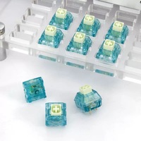 Kailh BOX Summer Switch 5 Pins Clicky Tactile Switches DIY Mechanical Gaming Keyboard Sound Crisp 55gf Factory Lubed Custom Kit
