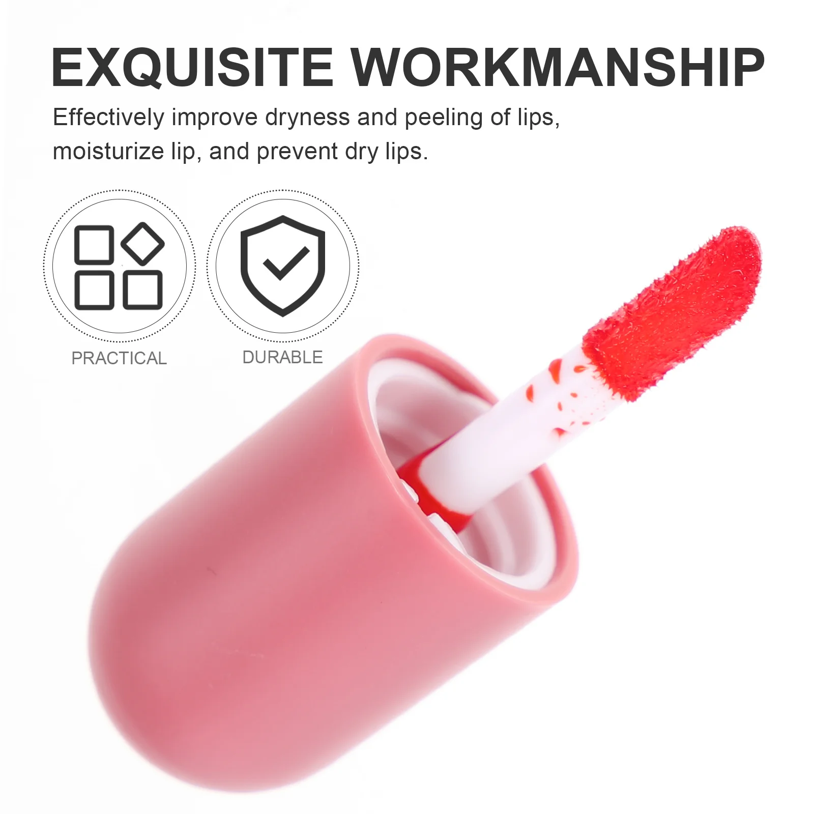 

3Pcs Lip Oil for Women Moisturizing Nourishing Care Lightweight Portable Design for Dry Chapped Lips Makeup Essential Daily Use