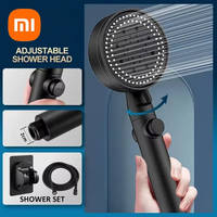 Xiaomi Shower Head Water Saving 5 Modes Adjustable High Pressure Showerhead Handheld Spray Hangable Bathroom Spray  Accessories