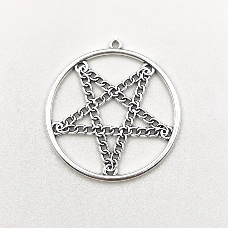 10pcs Zinc Alloy Circular Pentagram Charms Pendants Designer Charms Fit Jewelry Making DIY Jewelry Findings image 5