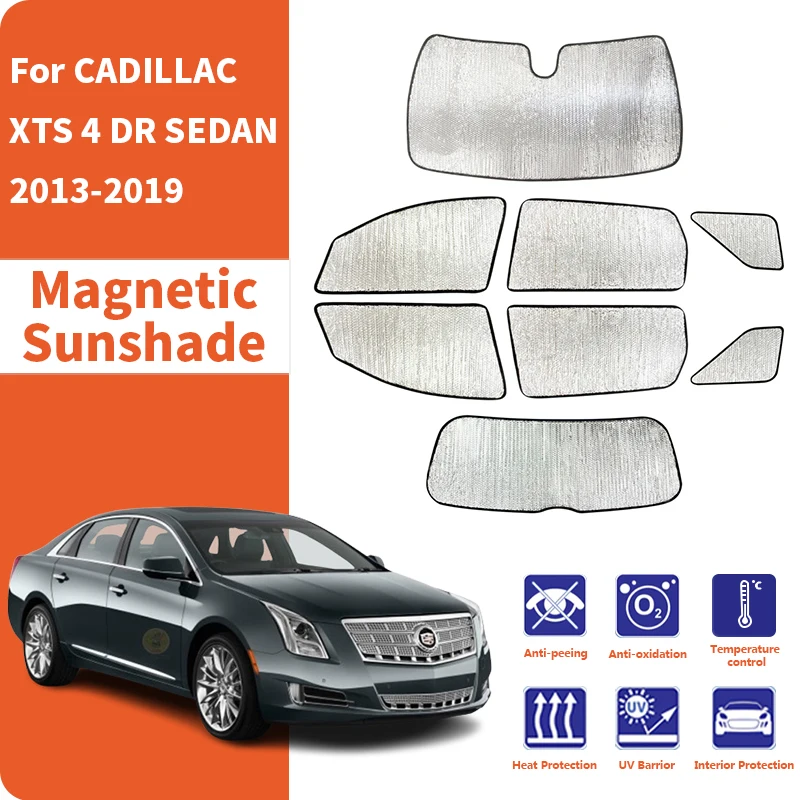 Custom Car Window Sunshade Anti-UV Car Sun Window Visors Sunshade Covers Accessories For CADILLAC XTS 4 DR SEDAN 2013-2019