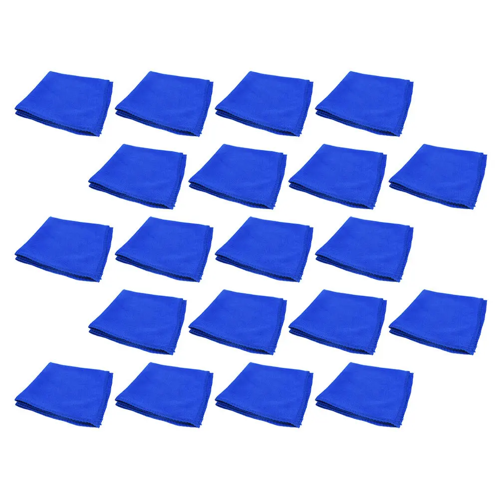 

50Pcs Car Microfiber Auto Wash Waxing Drying Cloth Super Absorbent Scratch Free Lint Free for Vehicle Detailing