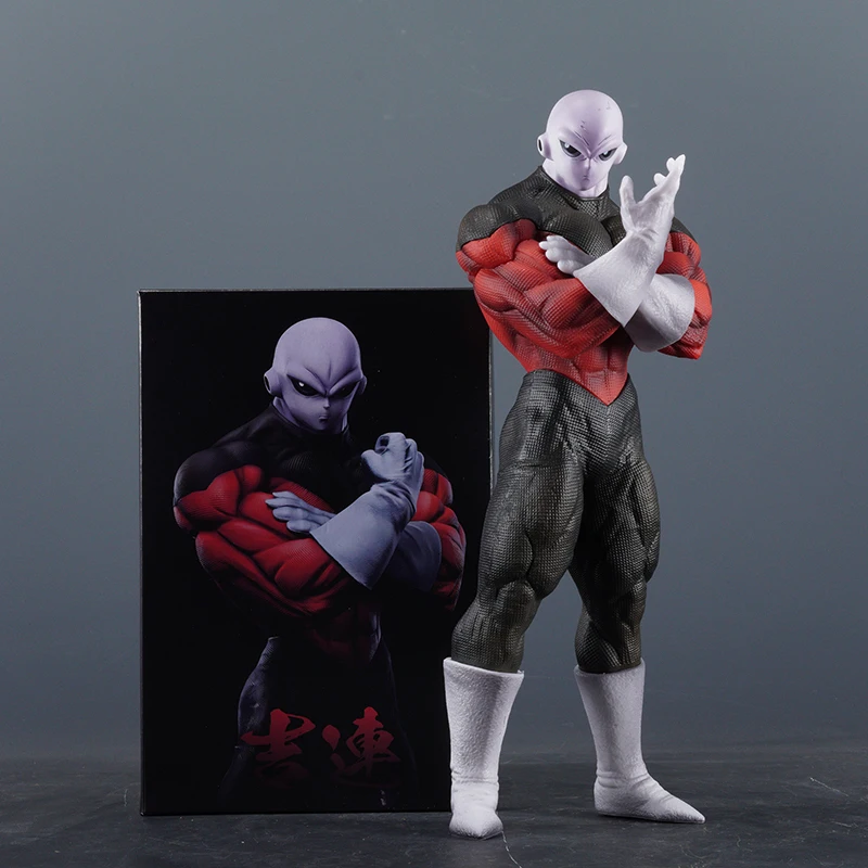 26cm Dragon Ball Figure Jiren Anime Figures Jiren The Grey Stand Action Figurine Model Statue Doll Toys Kid Christmas Gifts