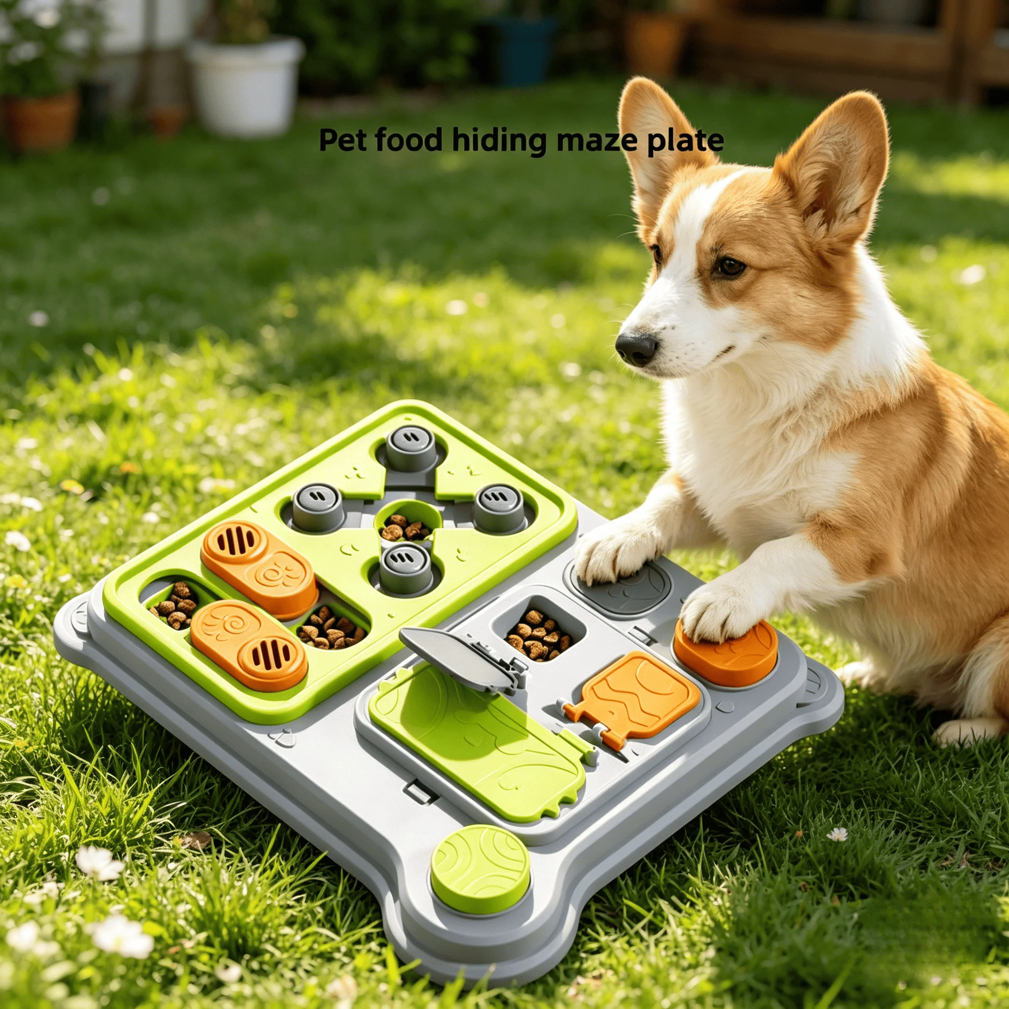 Single Pack Dog Toys for Small Medium Large Dogs, Slow Feeder Food Hiding Bowl, Anti-boredom Training & Interactive Feeding Toy