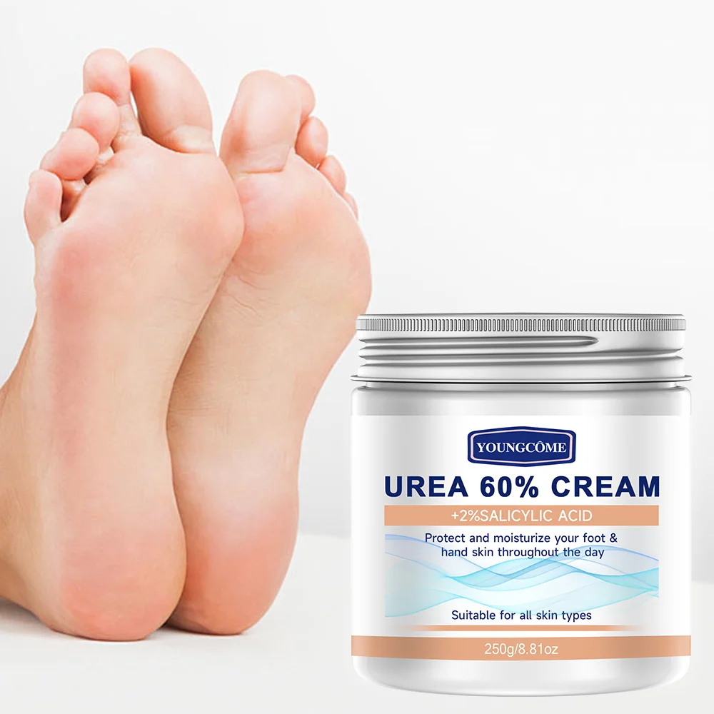 60% urea cream+2% salicylic acid moisturizing foot care cream can moisturize your FOOT,improving dryness and roughness