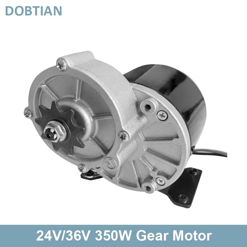 

24V/36V 350W Gear Motor DC Motor Gear Brushed Motor My1016Z3 Gear Reduction Electric Motor with 9 Tooth Sprocket