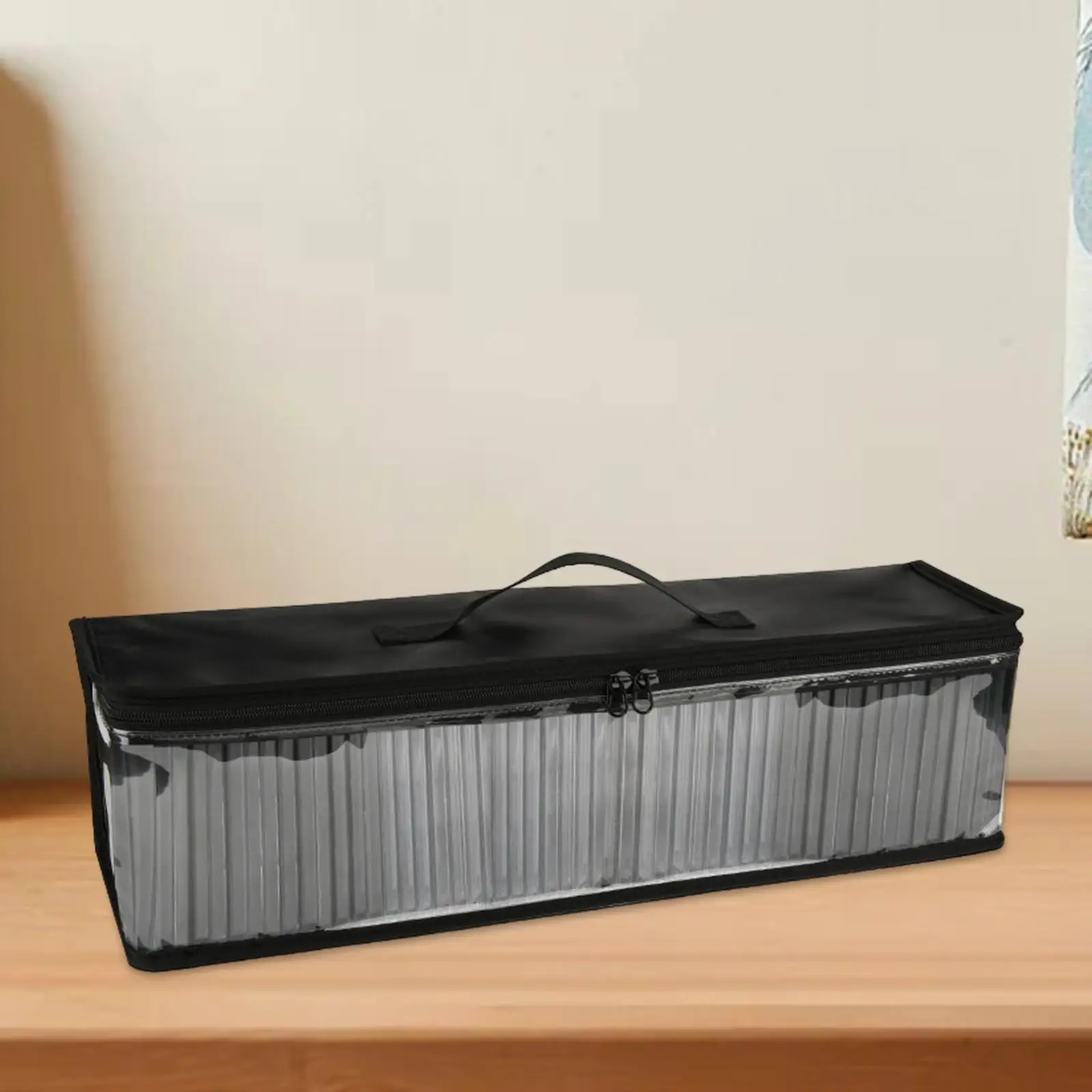 DVD Storage Bag 50 CD Box Portable DVD Case for Travel Collection Office