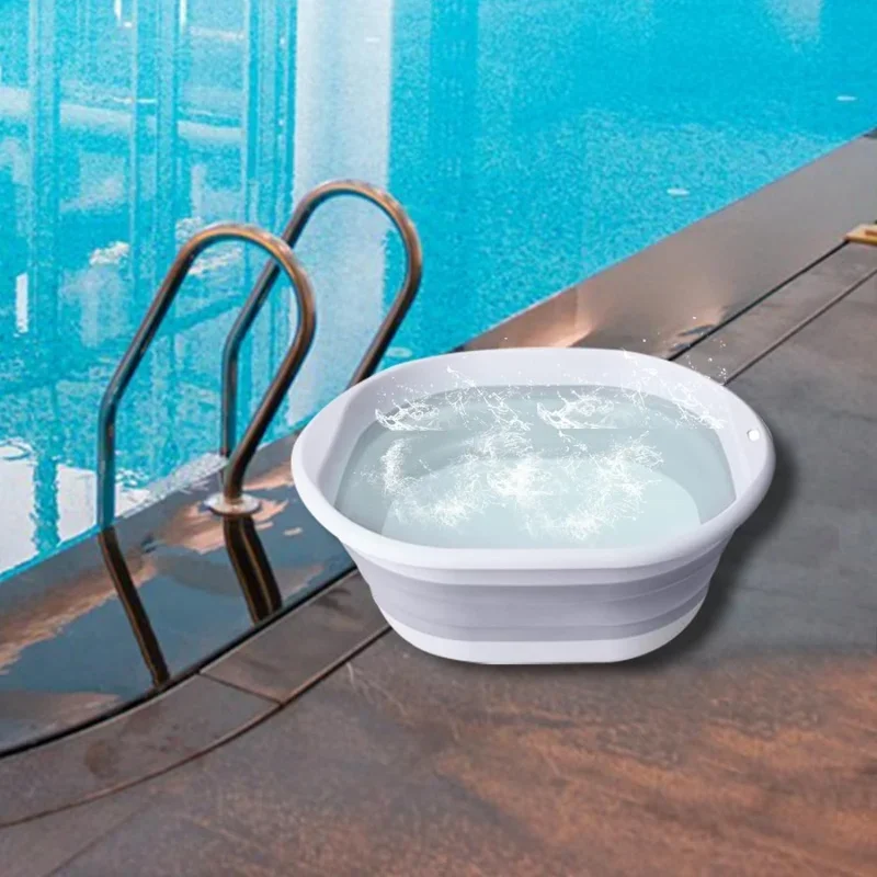 Lavabi pieghevoli in plastica lavabi portatili vasca per bucato pieghevole vasca da bagno per bambini per adulti accessori per la cucina del bagno lavabo