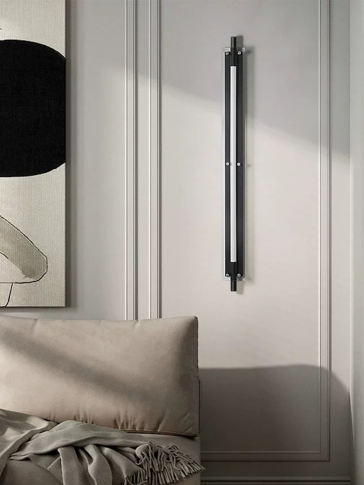 Italian Minimalist Wall Lamp 2025 New Fashion Bedroom Bedside Wall Lamp Long Horizontal Living Room Sofa Background Wall Lamp