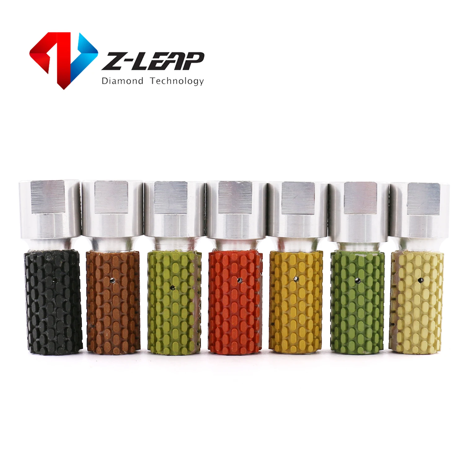 Z-leap Pcs Polegada de Diamante Cilindro de Roda 25 mm M14 ou 811 Rebolo para Polimento de Tambor Fio Buraco Pia de Mármore Pedra de Granito