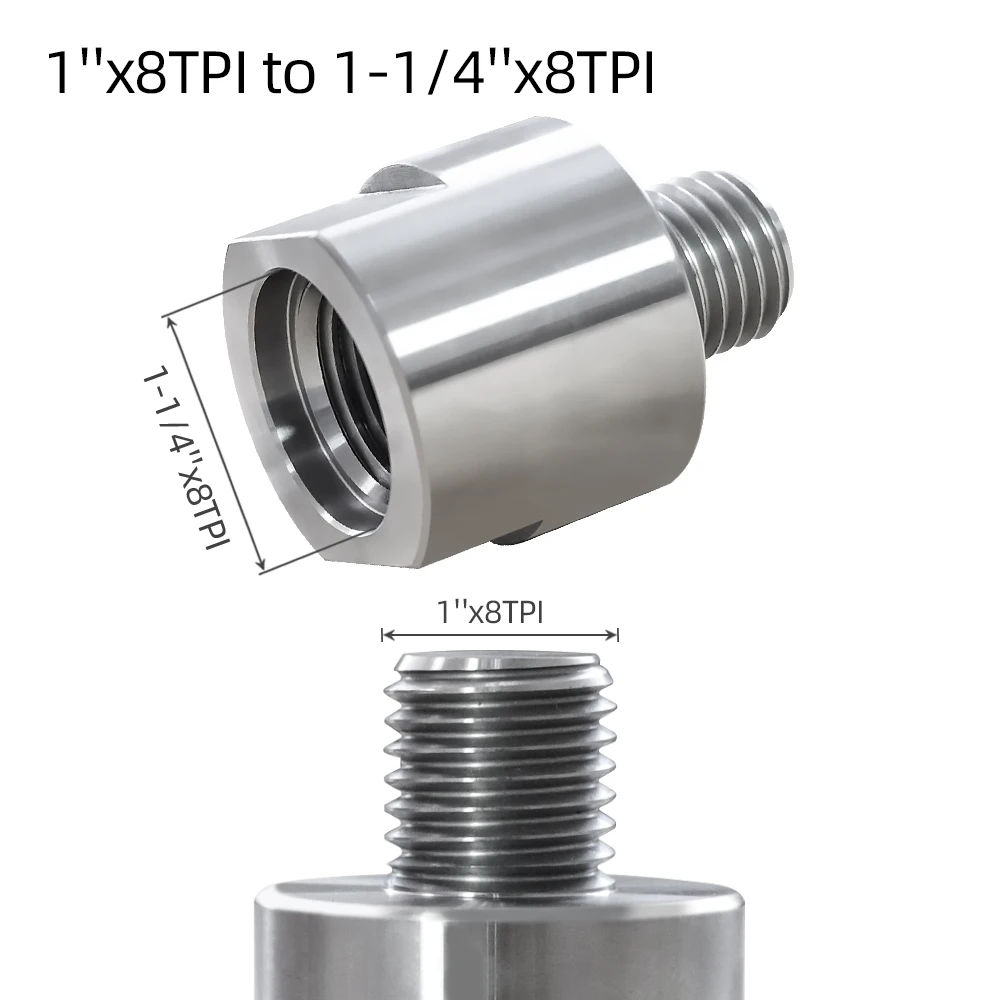 Imagem -02 - Tasp-carpintaria Torno Chuck Headstock Adaptador do Eixo Madeira Torneamento Adaptador de Rosca Pol para Shopsmith 11 Pol Pol