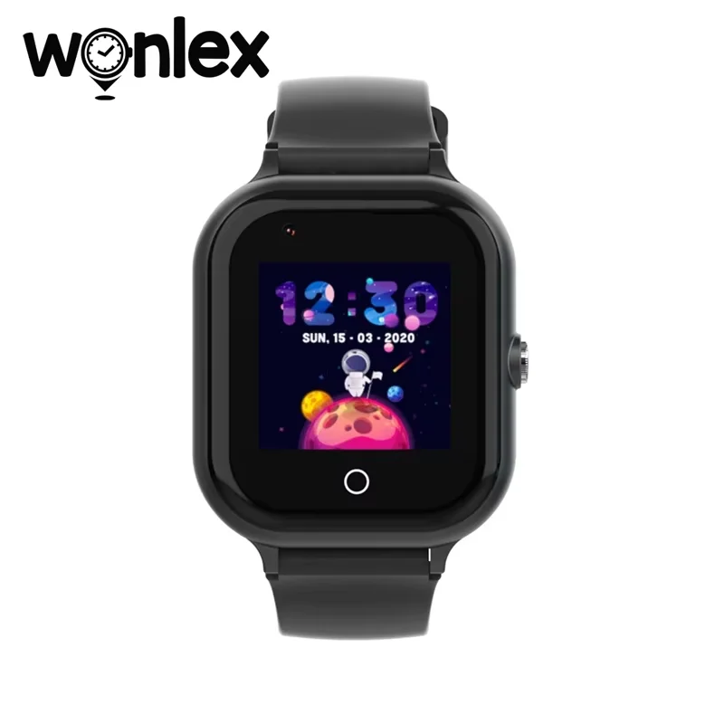 

Умные часы Wonlex 4G для детей с GPS-трекером, текстом и звонком, видеозвонком, чатом, оповещением SOS Смарт-часы для детей KT24