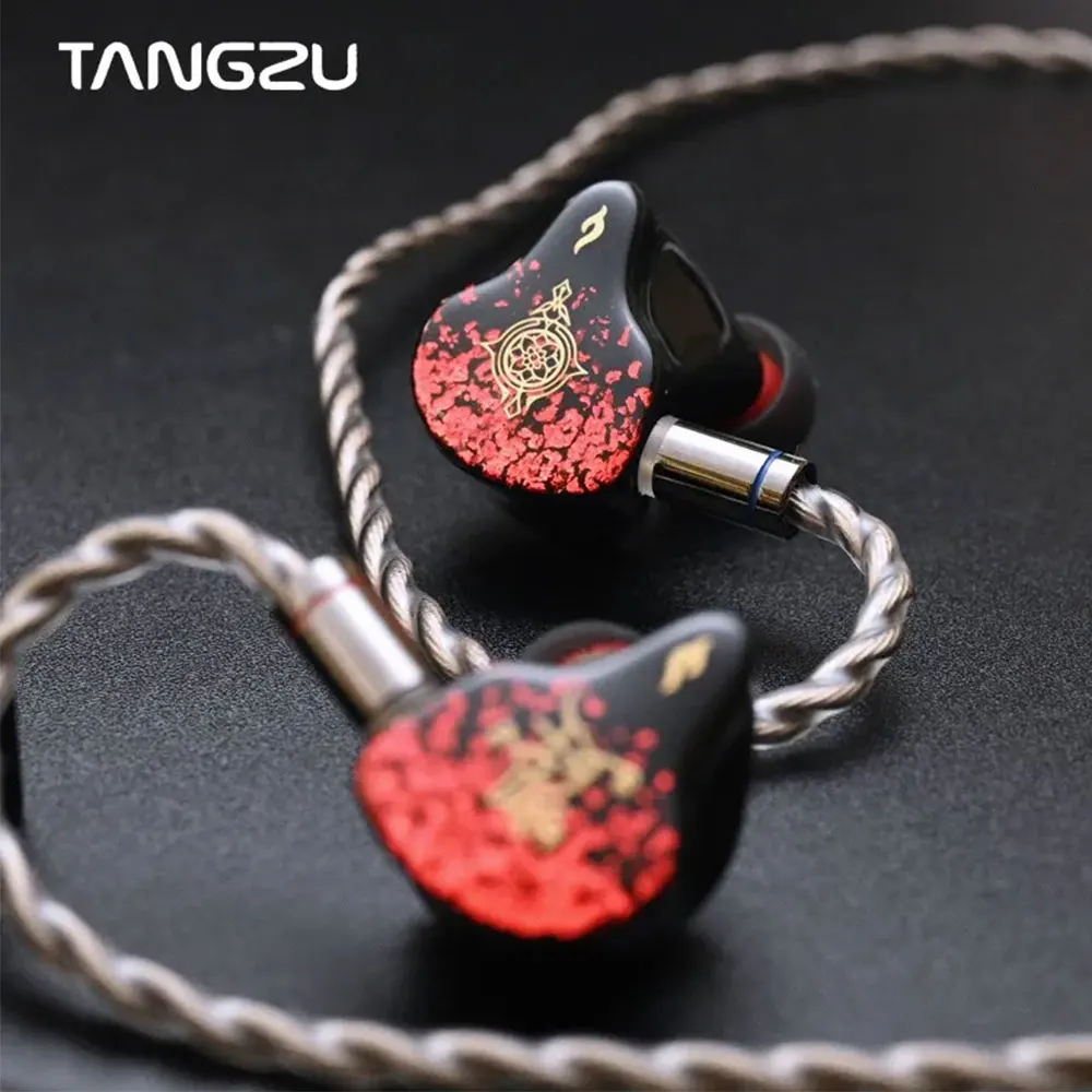 جديد TANGZU NEZHA سماعة 6 BA + 1 EST داخل الأذن شاشات Hifi IEMs سماعات أذن للموسيقى 0.78 مللي متر 2Pin سماعة كابل سماعة رأس سلكية هدايا