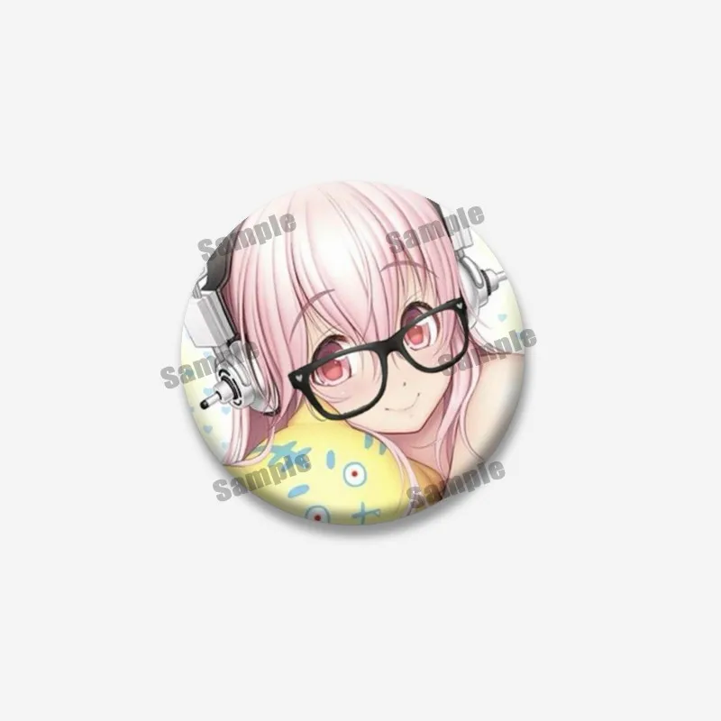 الكرتون الظاهري المغني سوبر سونيكو موضة بروش صفيح لينة زر دبابيس شارة مجوهرات لسترة حقيبة اكسسوارات المشجعين الهدايا