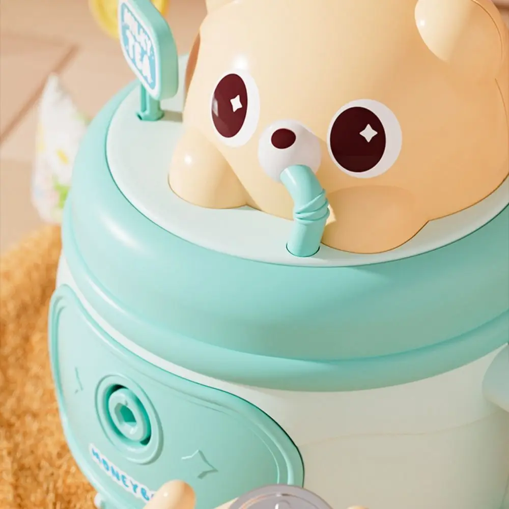 Simulated Bear Water Cup Storage Tank Animal Design Savings Tank Money Organizer Jar Cartoon Portable Money Storage Pot