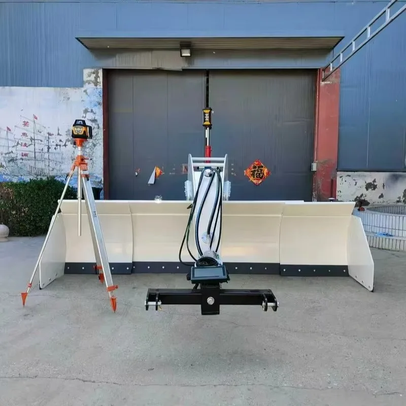 Land Leveling Machine 2.5m Telescoping to 4m Heavy-Duty Steel Satellite-Controlled Dual Laser Land Leveler Factory Price