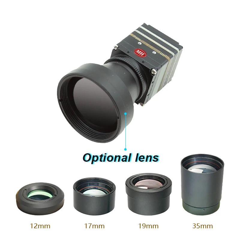 MHNV Optional NETD18mk Mini 640*480px Thermal Imaging Core Sensor Uncooled  Detector Imager Camera For Uav