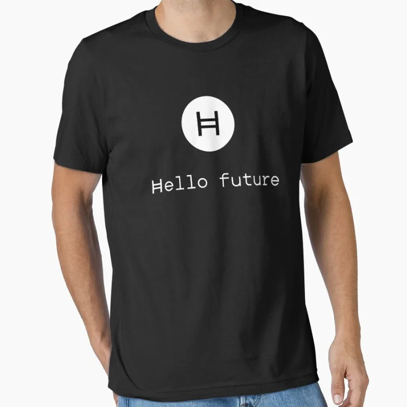 

Hedera Hashgraph, Hello Future, HBar Token Crypto, HBAR Coin, Crypto Gift t shirt for men large size Adult tops S-6XL