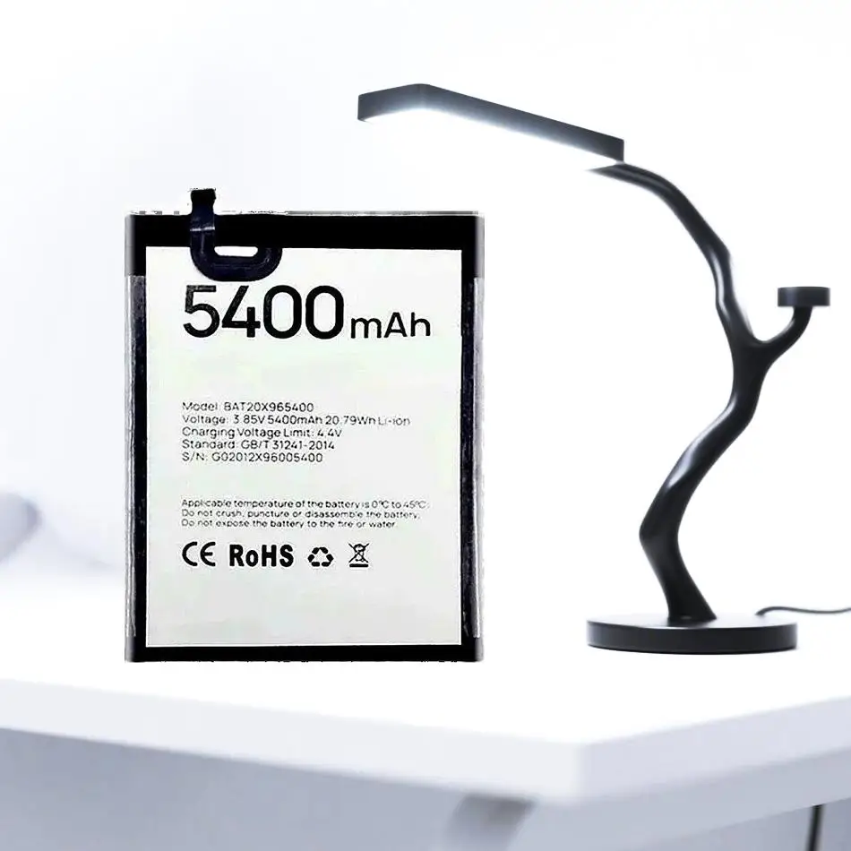 

For Doogee X96 Pro BAT20X965400 Lightweight 5400Mah Mobile Phone Battery Long Lasting