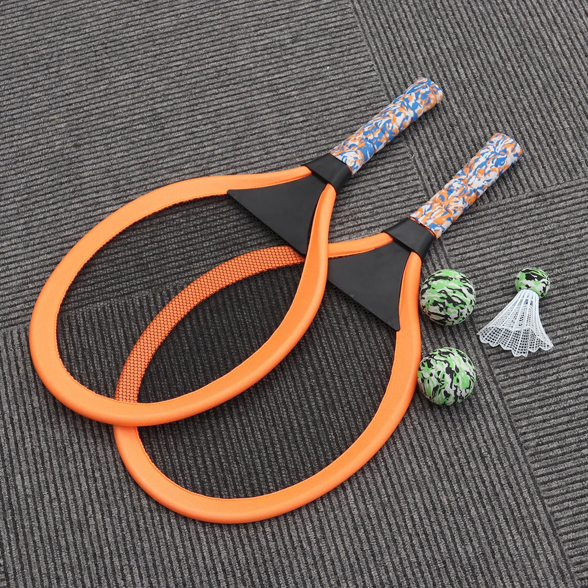 

Children's Tennis Racket Kids Badminton Oval Rackets Game Props for Kindergarten School Outdoor Sports EVA Lightweight 3