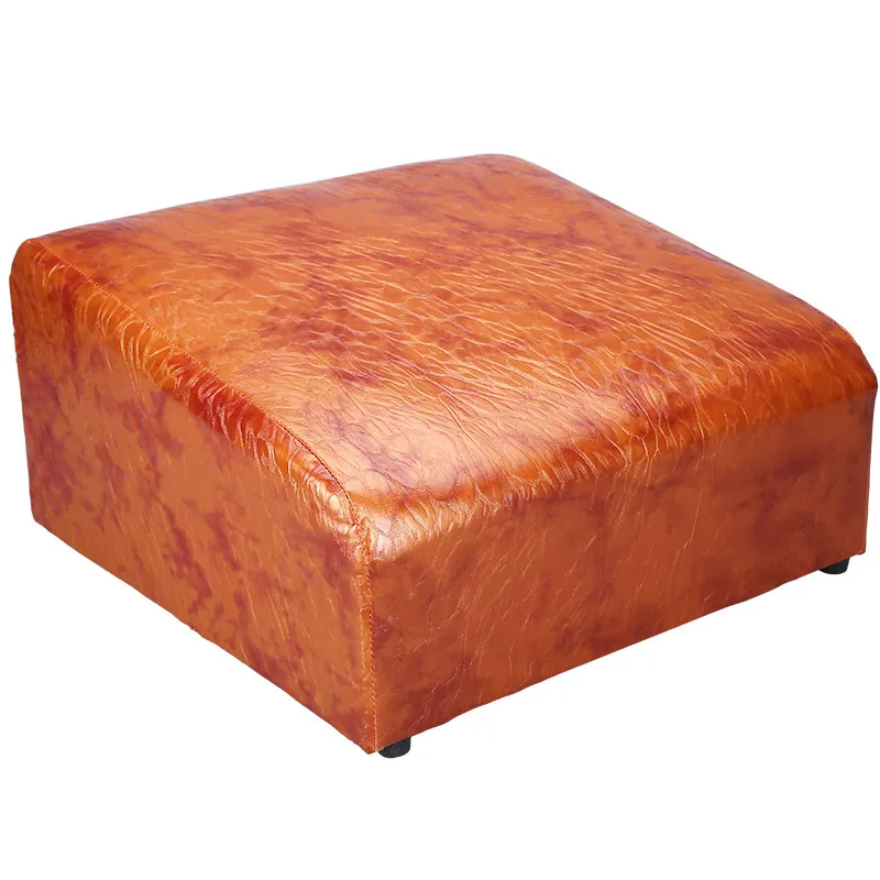 CZ square leather solid wood worship mat household Buddha mat embroidery pattern worship chair  hall supplies Daquan