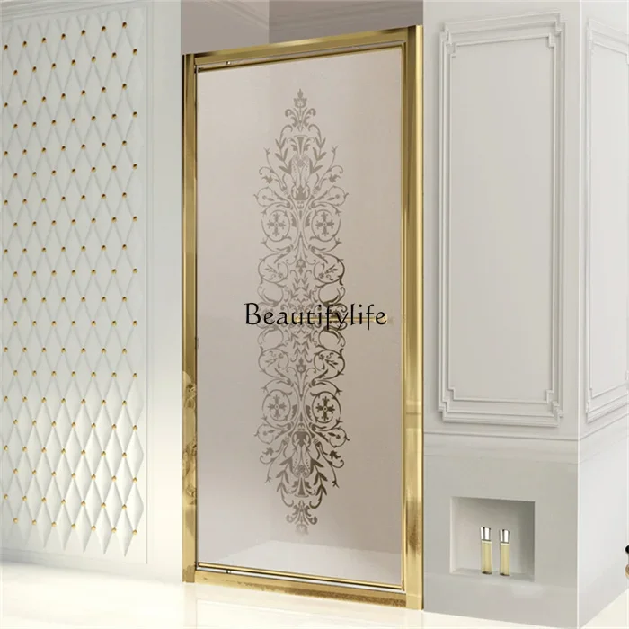 

yj9 European Luxury Villa Golden 304 Stainless Steel Partition Screens Wet and Dry Partition