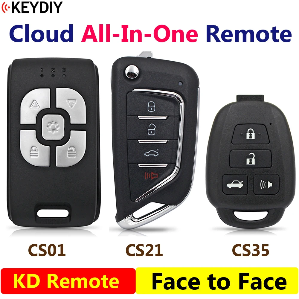 KEYDIY KD CS01 CS21 CS35 Cloud Key All In One Remote Face to Face Copy Remote 225-915MHZ Supporting Rolling Code and Fixed Code