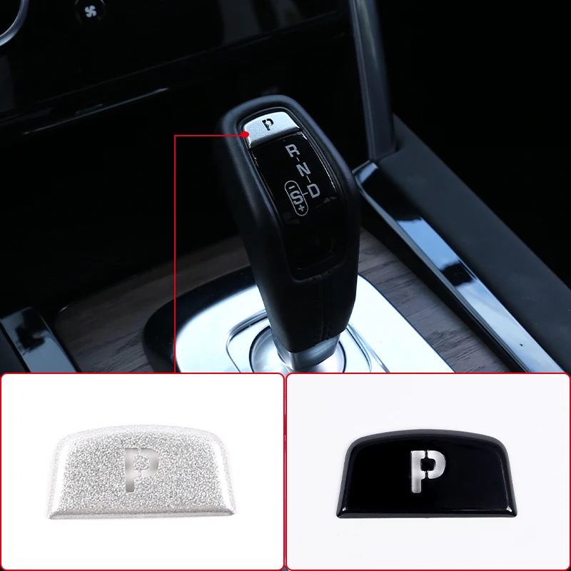 

1pcs For Landrover Range Rover Sport 2014-2021 Aluminum Alloy Gear Shift Head P Button Push Cover Trim 3D Sticker Car Accessory