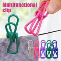 50/1pcs Colorful Sealing Clip Portable Clothespins Food Snack Seal Sealing Storage Clips Metal Clamp Household Kitchen Supplies 2