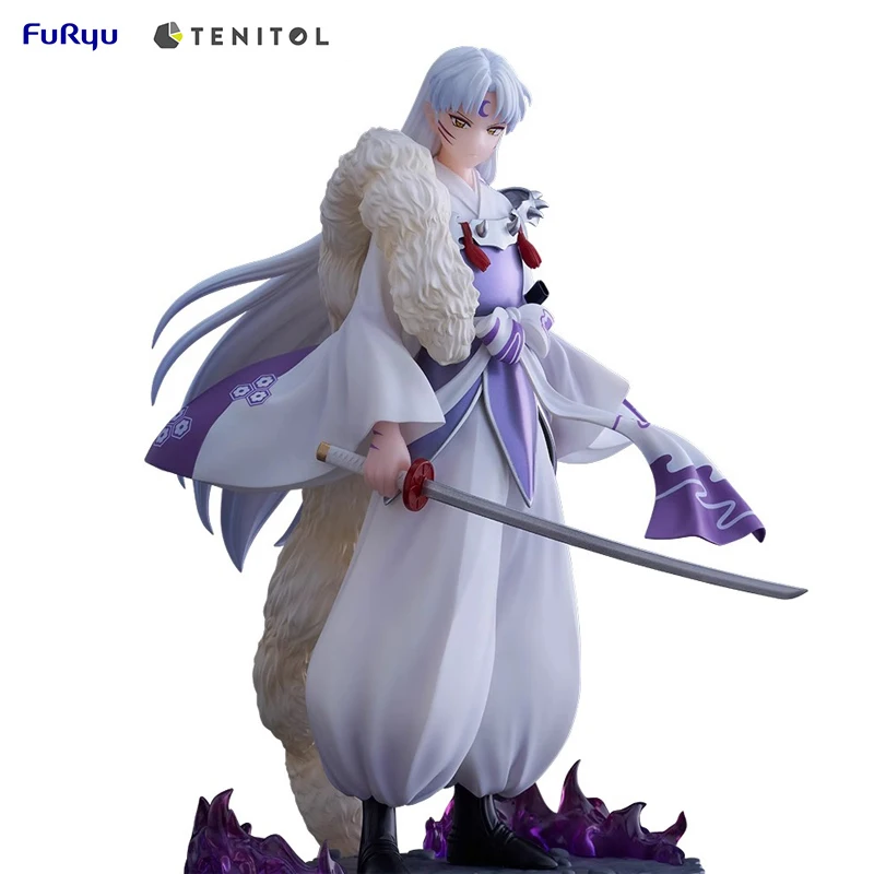 

Original FuRyu TENITOL InuYasha Sesshoumaru PVC 20CM Anime Action Figures Model Collection Ornament Toy