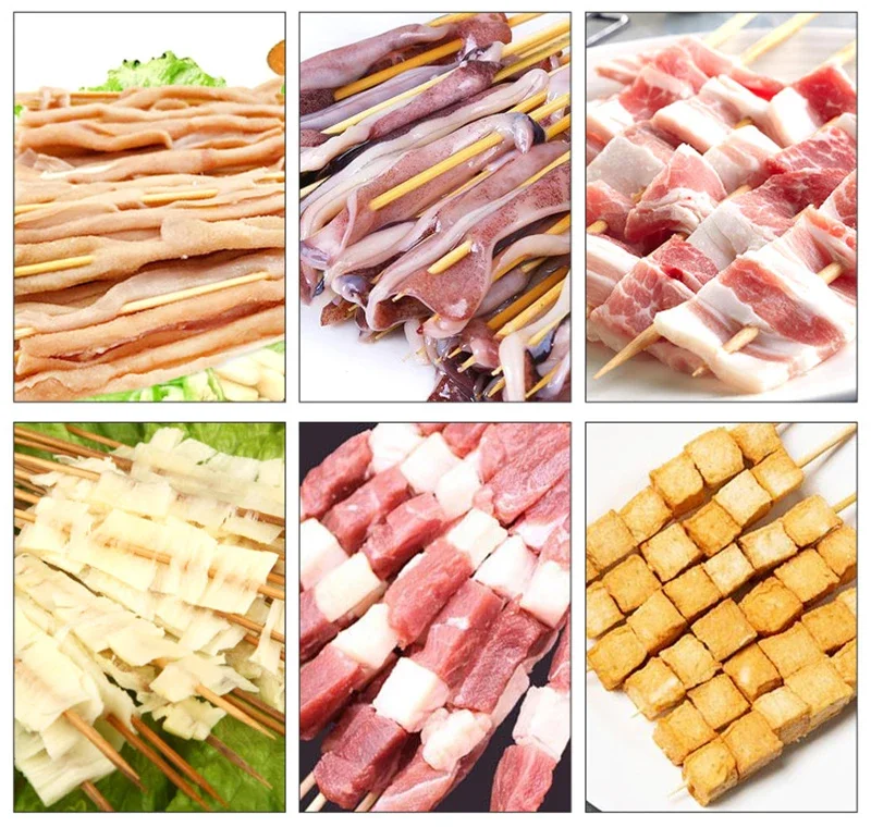 Multifunctional Barbecue Meat Skewer Machine Meatball Skewer Kebab Machine