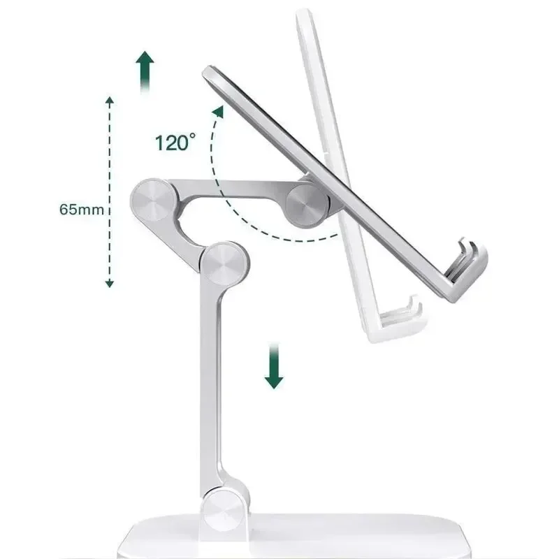 Desk Mobile Phone Holder Bracket For iPhone iPad Tablet Flexible Folding Lazy Desktop Adjustable Live Smartphone Stand Mount