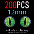 Verde 12mm 200 piezas