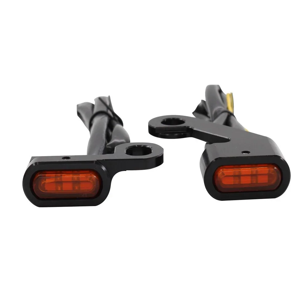 Motorcycle Mini LED Flashing Turn Signals Indicators Handle Grip Lamp For Harley Softail Touring 2009-2017 Softail 2015-20200 - Image 4