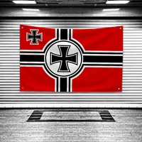 Garden Funny Flag to Hang Flags for Rooms Banner Flags for Bedrooms Garage Decoration Tapestry German Cross Outdoor Decorations
