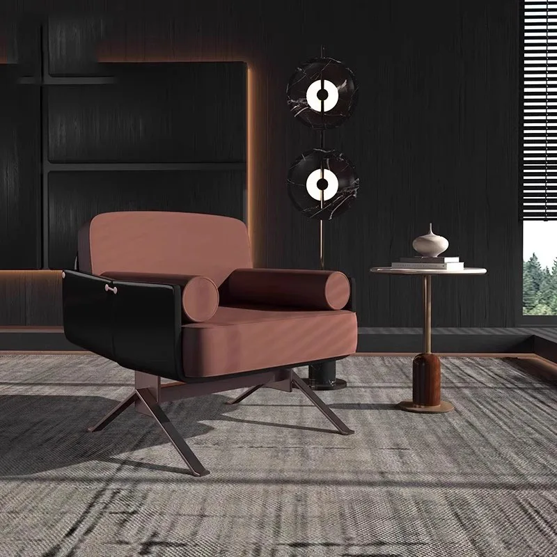 شرفة التخييم كراسي غرفة المعيشة صالون الشمال الاسترخاء المخملية كراسي غرفة المعيشة العرش المهنية Poltrona الروطان الأثاث