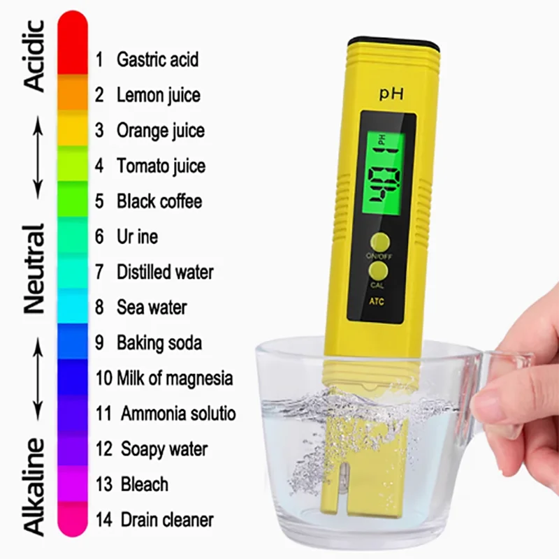 PH test pen Portable high precision PH monitoring instrument PH pH water quality testing instrument pH pH meter