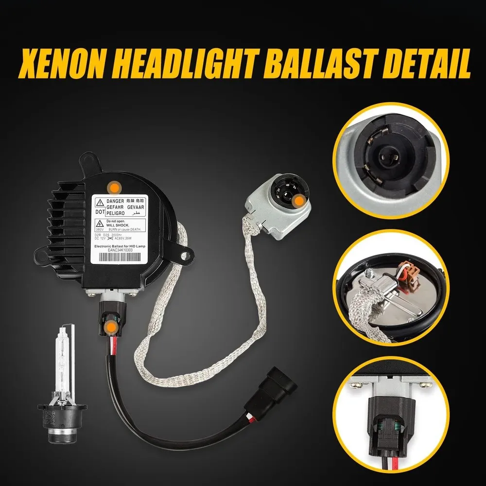 28474-89904 บัลลาสต์ไฟหน้าซีนอน HID พร้อมหลอดไฟสายจุดระเบิดสําหรับ Nissan Infiniti