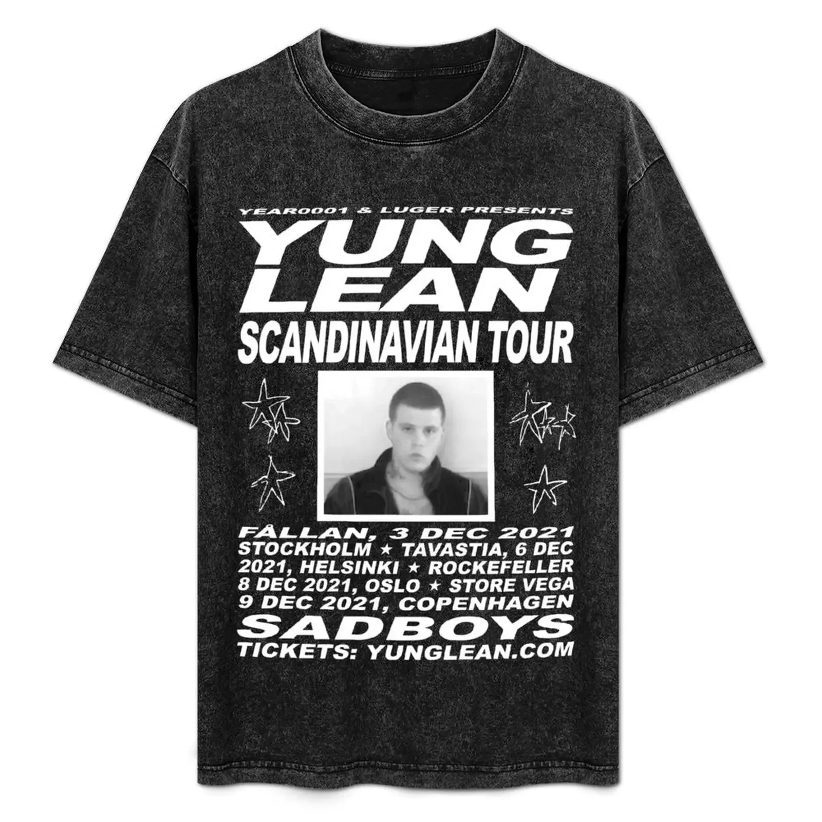 

Футболка Yung Lean Scandinavian Tour, удобная рабочая футболка для мужчин