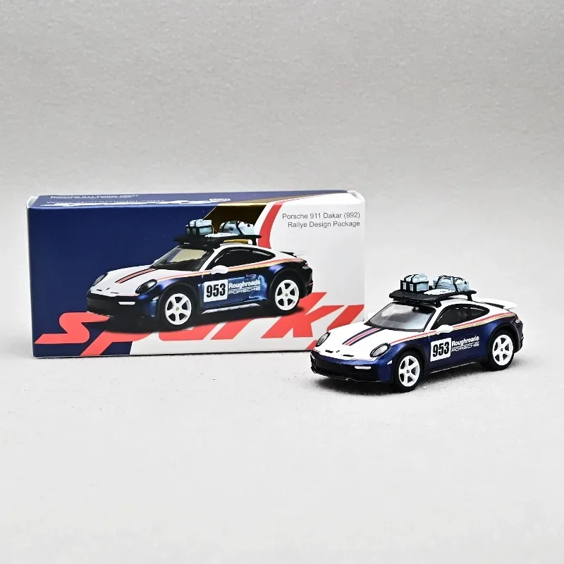 スパーキー&ティニー 1/64 911 ダカール (992) ラリー 1974 合金おもちゃ自動車ダイキャストメタルモデルギフト