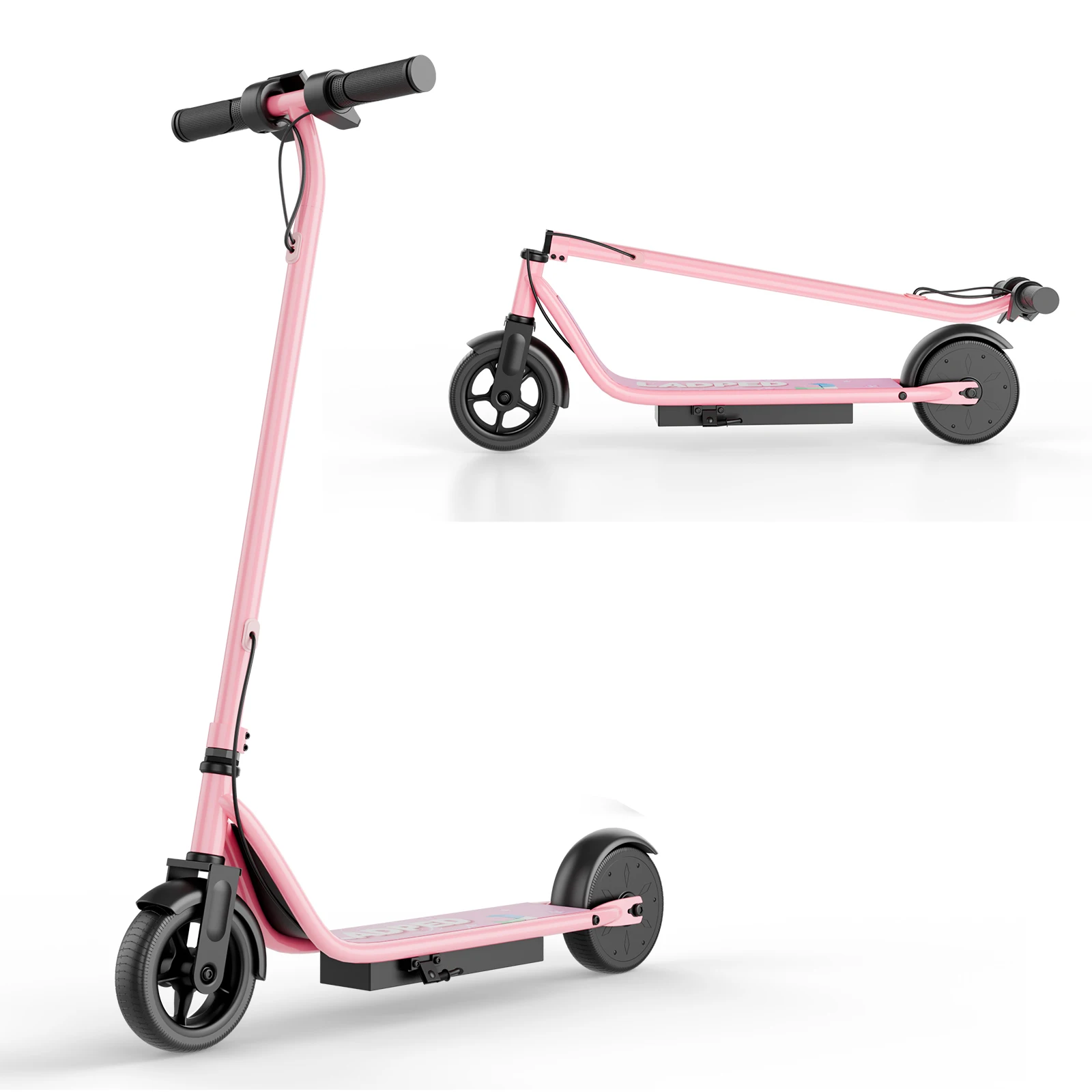 Patinete Eléctrico ATSANT S65 2026 para Niños, Motor de 250W, Velocidad Máxima de 16KM/H, Alcance de 18KM, Diseño Plegable, Pantalla LED