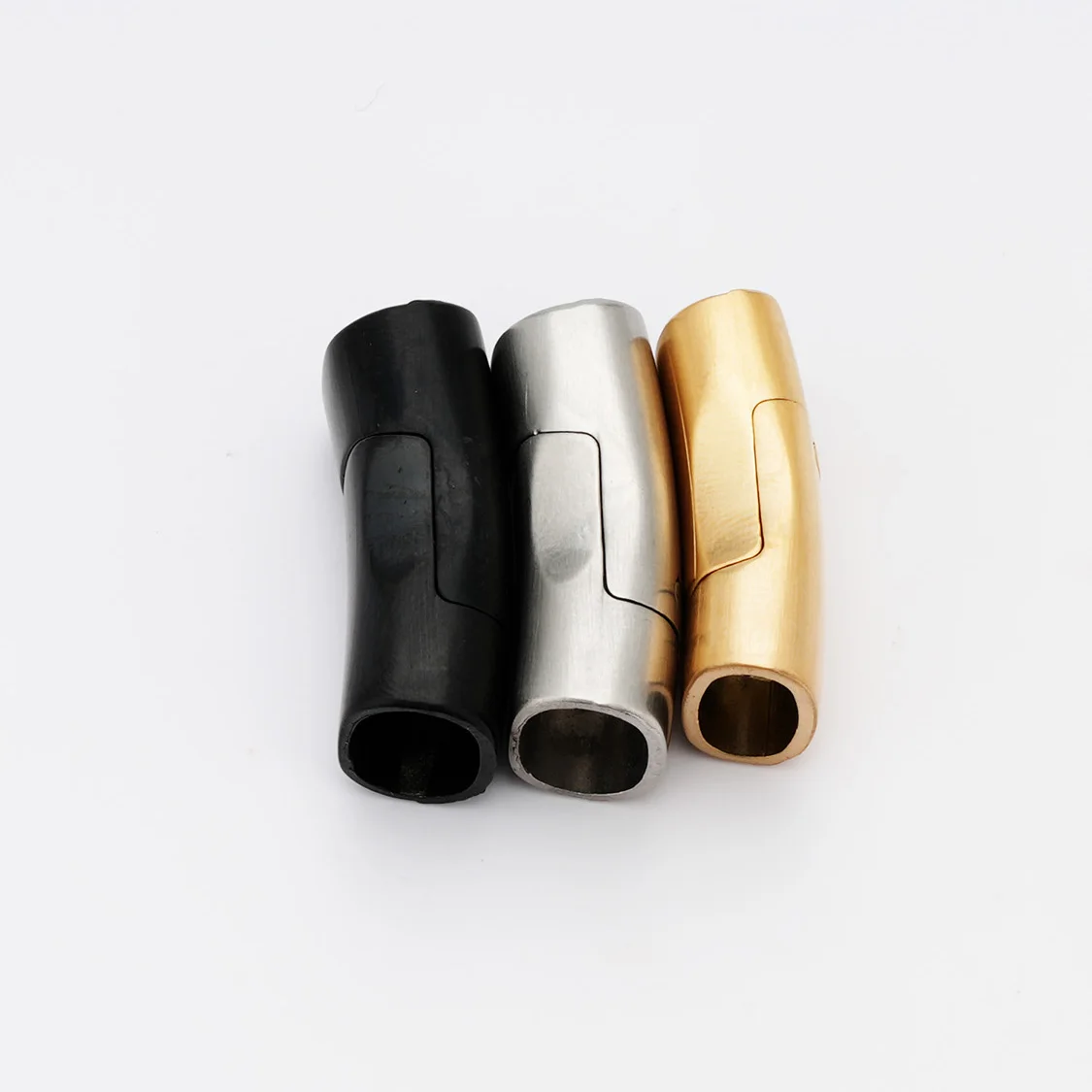 1Pcs Black Stainless Steel Magnetic Clasp Strong Magnet Locket for Bracelet Necklace Jewelry Making Findings DIY Accessories