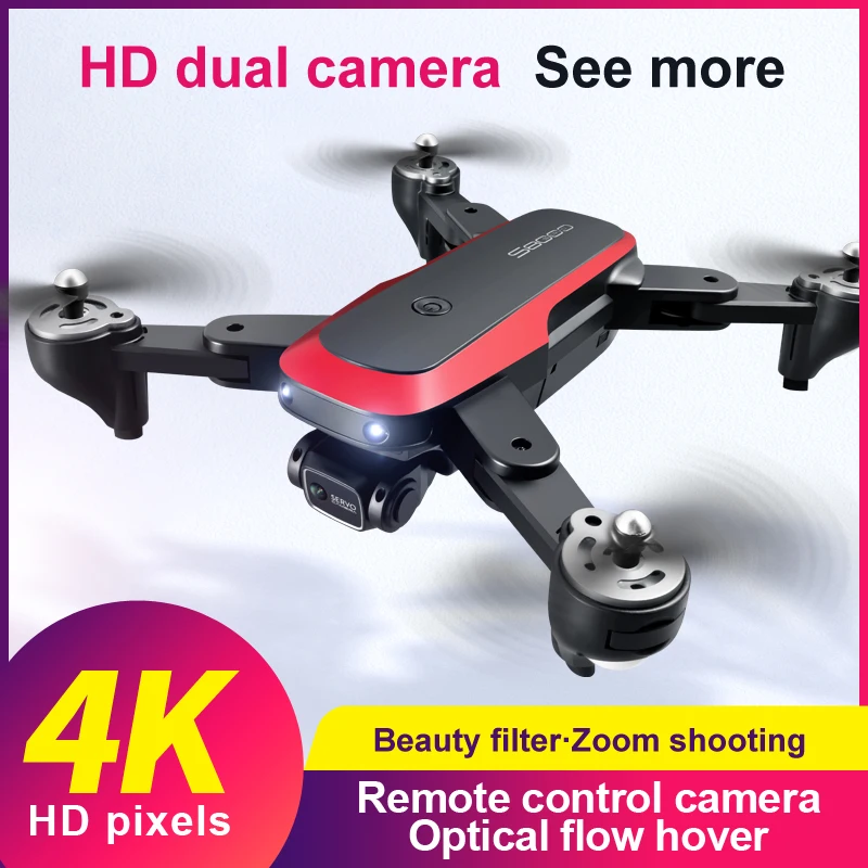 2022 NEW S8000 Optical Flow Positioning Folding UAV 4K HD Aerial Photography ESC Dual Camera Aerial Camera Drone Toys