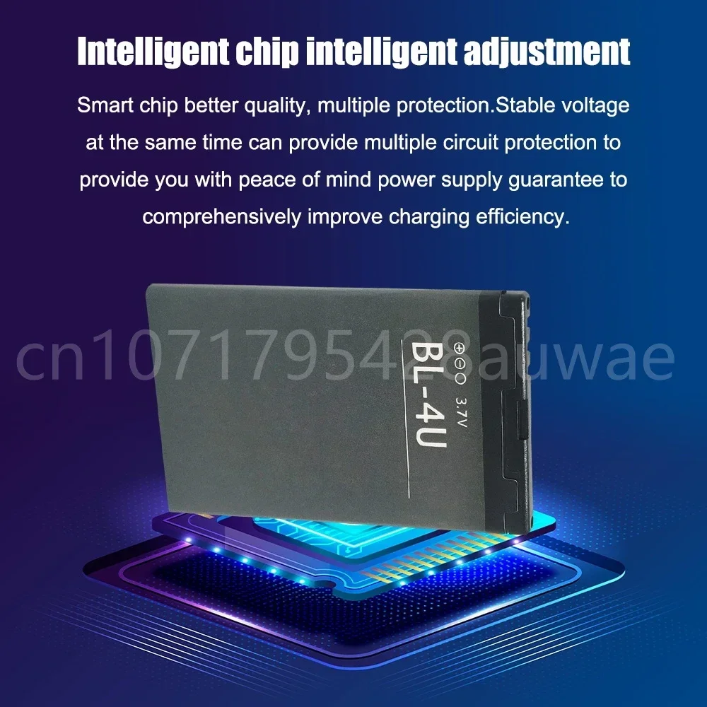 Литиевая батарея 1000 мАч BL-4U BL4U BL 4U для Nokia Asha 210 300 305 306 308 309 311 501 503, сменная батарея