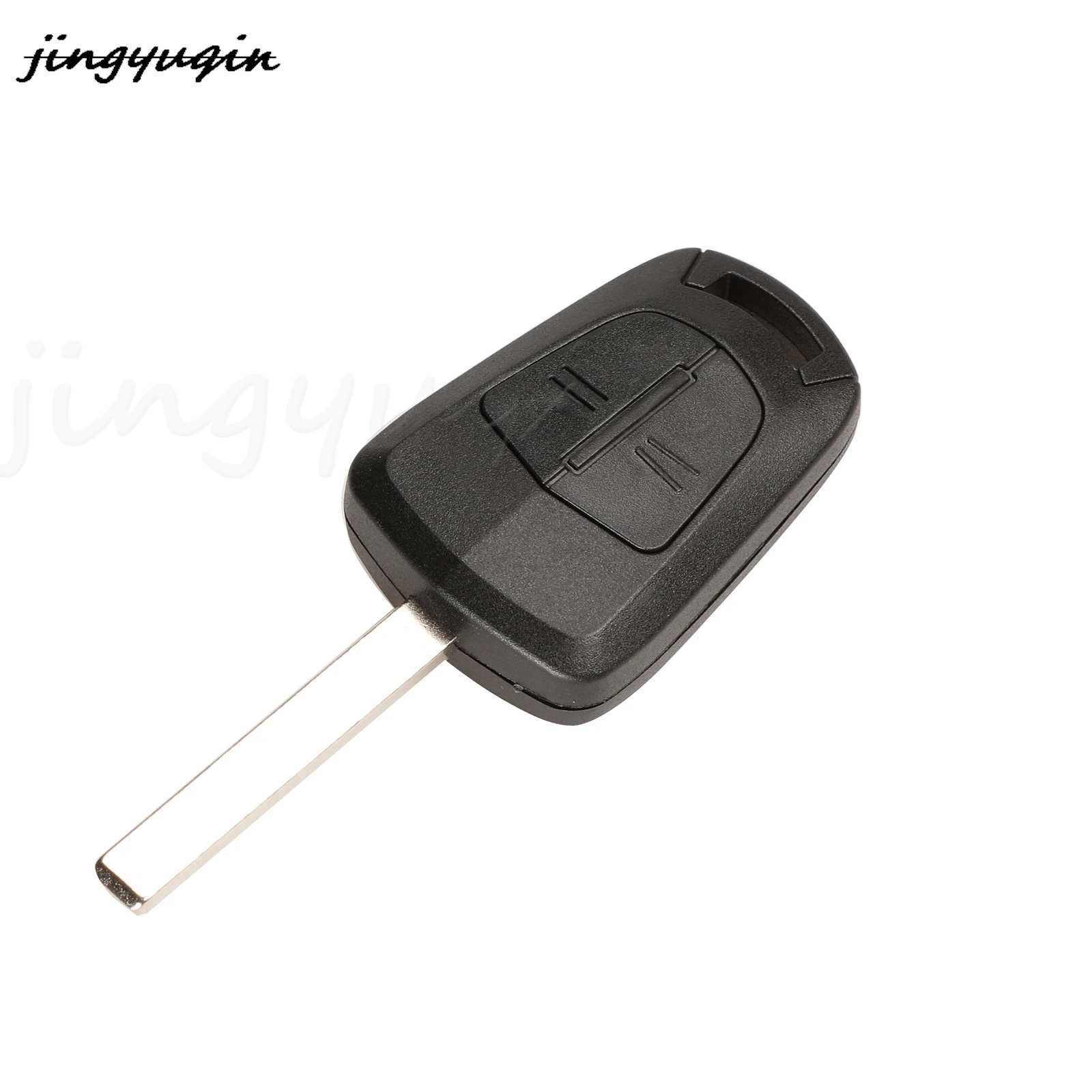 jingyuqin 10pcs/lot 2 Buttons Replacement Remote Car Key Shell Case Fob For Opel Corsa Astra H Corsa D Zafira B Meriva