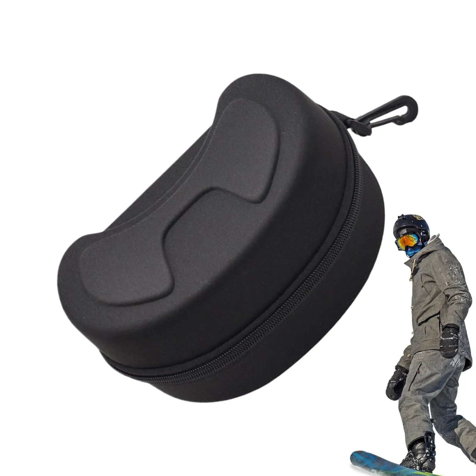 

Ski Goggle Case Winter Skiing Water Resistant Shockproof Shell Snow Swim Goggles Storage Water Resistant Shockproof Shell Safety