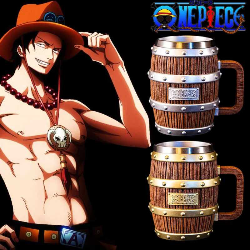 

Цельный бочонок Ace Luffy Sabo серии вина Cheers золотой серебряный орнамент кукла ПВХ экшн-Модель Детская коллекционная игрушка