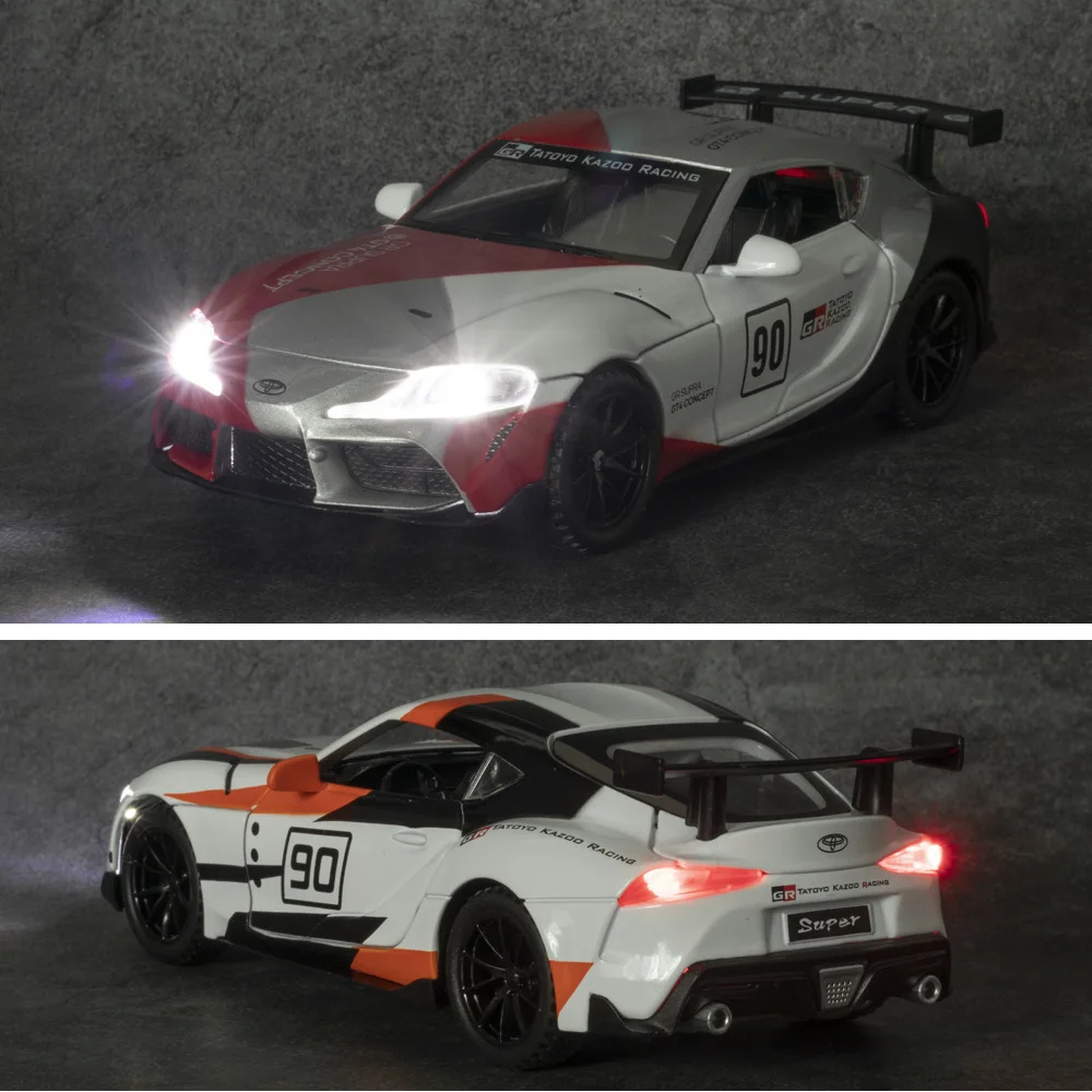 1:32 Toyota GR Supra Pandem Track version Alloy Car Model Diecasts & Toy Vehicles Toy Cars Kid Toys For Children GiftsToy