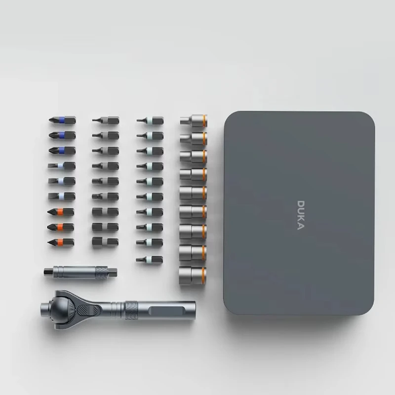 VMAN Precision 66/40in1 magnetischer Ratschenschraubendreher-Set Abnehmbarer T-Griff-Magnetisierer Befestigen Sie Möbel, Elektronik und Brillen – Detail 12