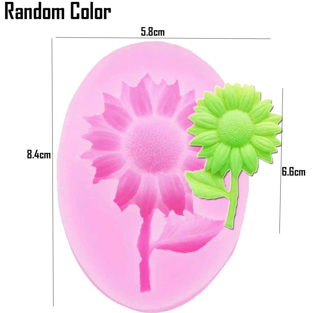 Tipi di fiori rosa loto tulipano margherita stampi in Silicone zucchero cioccolato cera fatta a mano foglia fai da te stampi da forno creativi M770